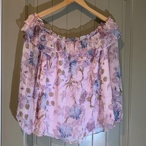 Vince Camuto Floral Off-Shoulder blouse